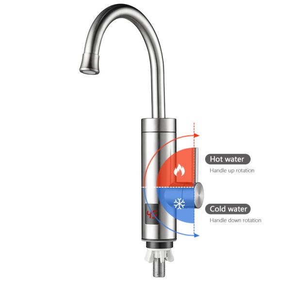 3s Fast Heating Electric Instant Hot And Cold Water Taps For Kitchen