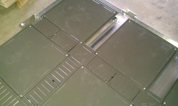 FS680 12500 N / m2 600 x 600 x 30mm air-conditioning Raised Access Flooring