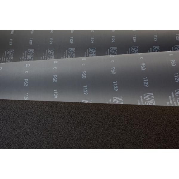 AS GRÕES DO CARBONETO DE SILICONE/SEGMENTARAM O ABRASIVO PRONTO COM REVESTIMENTO PROTETOR DO POLIÉSTER, PARA O CARTÃO DO PB DO MDF