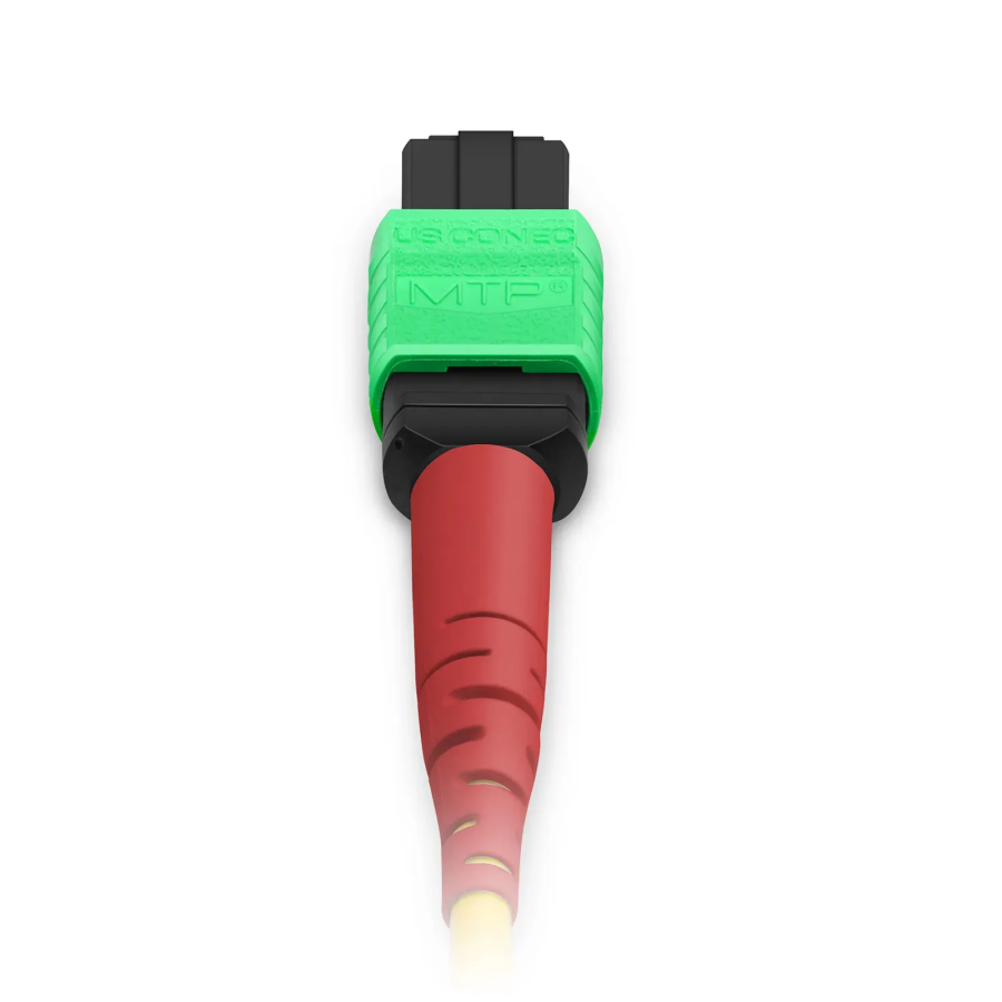MTP Breakout Cable with 0.35dB Low IL and G.657.A1 Bend Insensitive Fiber for OFNP Fire Safety-Rated Applications
