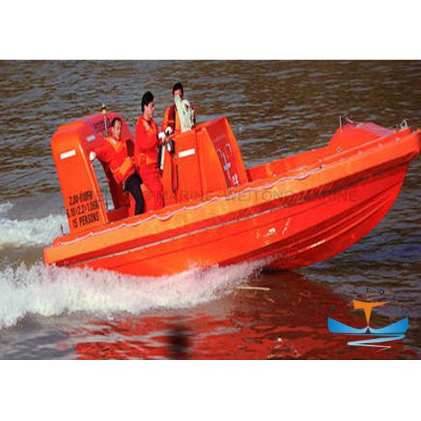 High Speed Lifeboat Rescue Boat With SOLAS Approval Reinforced Plastic Material