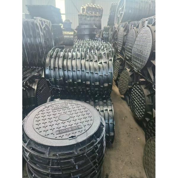 Heavy Duty Round Ductile Iron Manhole Cover with Anti-Theft D400 ISO9001:2015 DIN En124