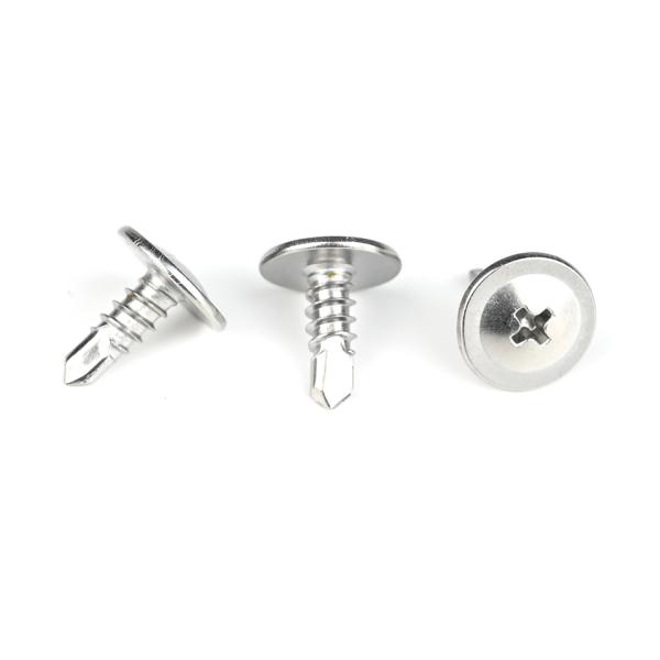 Metric Stainless Steel Wafer Head Phillips Self Drilling Screws Ss410 Parafusos For Metal