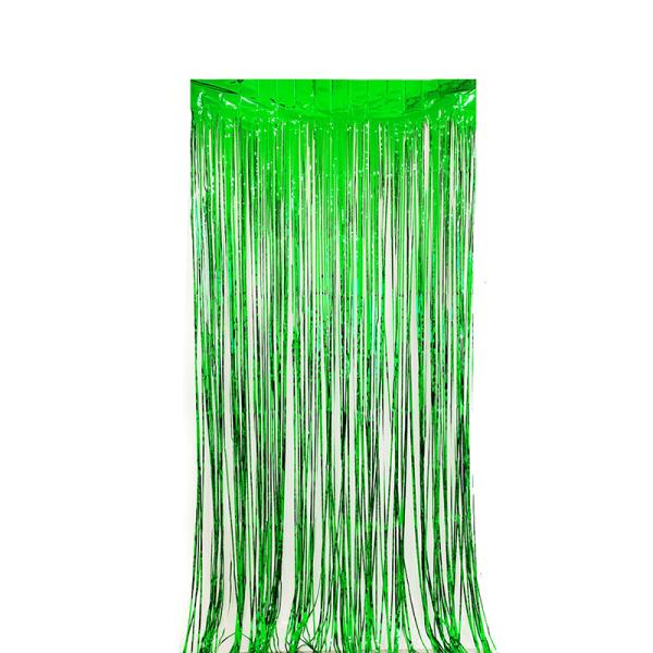 Blue Modern Birthday Rain Silk Blue Foil Backdrop Colorful Party Tinsel Curtains For Creative Event