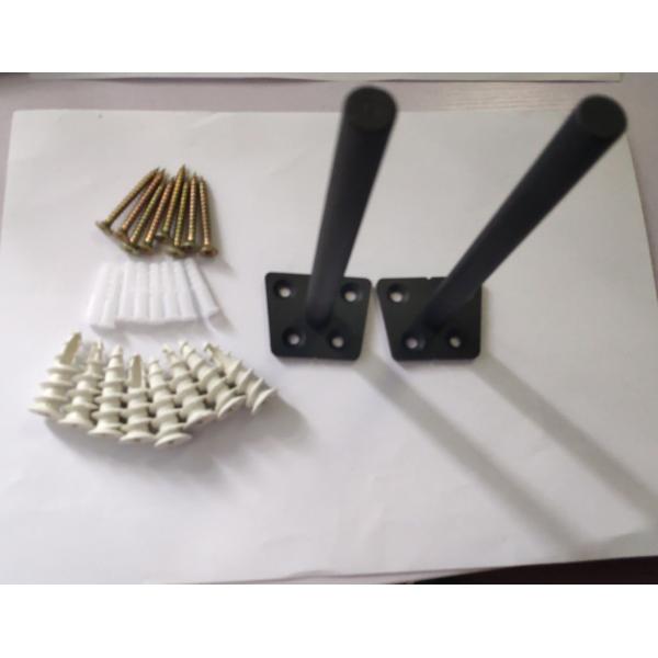 Металлическая стальная кронштейн тяжелой работы полки для мантии и невидимой стены монтаж белый