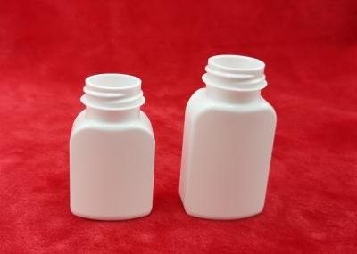 45ml Square Plastic Bottles Injection Blow Molding Made For Pills Packaging 