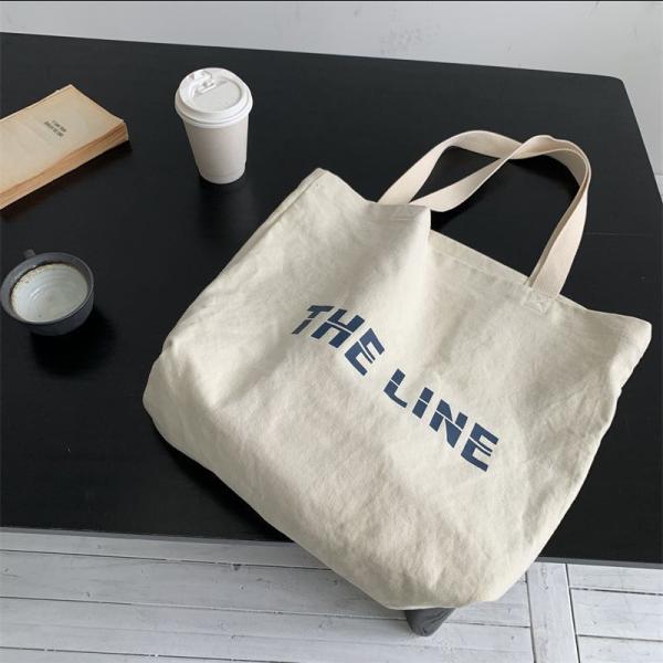 Daily School Life Eco Friendly Custom Canvas Tote Bag with Customized Logo Printing