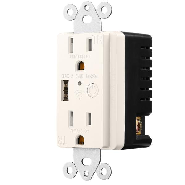 Tuya Intelligent Zigbee Wall Socket 15A 127V Smart Wall Socket For Residential Application