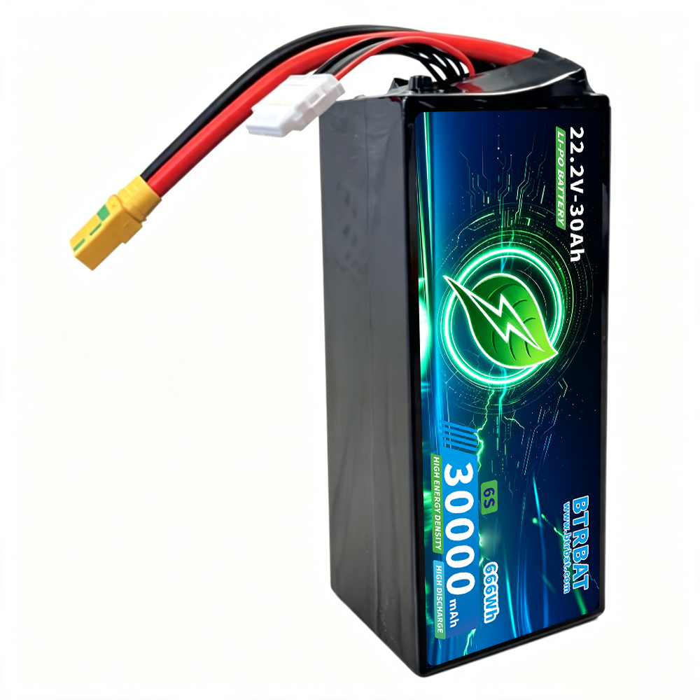 22.2V 30Ah Solid State Lithium Ion Battery Pack 666Wh High Energy Density 10C Continuous Discharge Rechargeable Storage Battery For UAV Industrial Devices And Mobile Power Systems