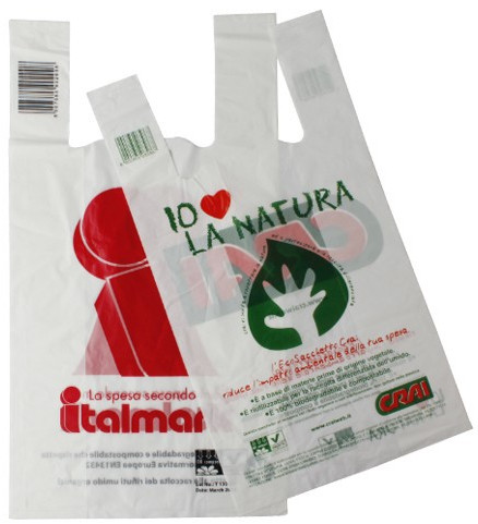 Hot Sale custom Printing 100% biodegradable  plastic Shopping Bags