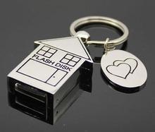 Kongst metal house USB flash drives pen USB/ house key drive