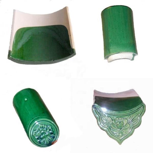 Asian Bent Chinese Glazed Roof Tiles Antique Japanese Tea House Gazebo