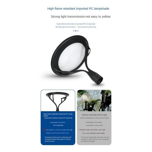High-Strength Solar Garden Lamp for Bulk Procurement in Outdoor Projects