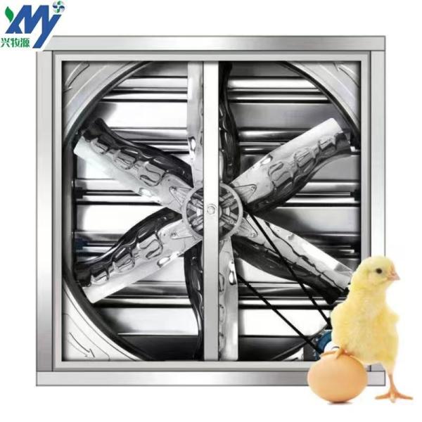 Big Blades Cooling Poultry Farm Exhaust Fan  Greenhouse Ventilation Fan Heavy Duty Wall Mounted Drop Hammer  Fan