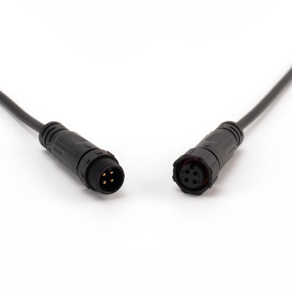Screw Type Waterproof Plug Connector M12 IP65 Male Female Gender