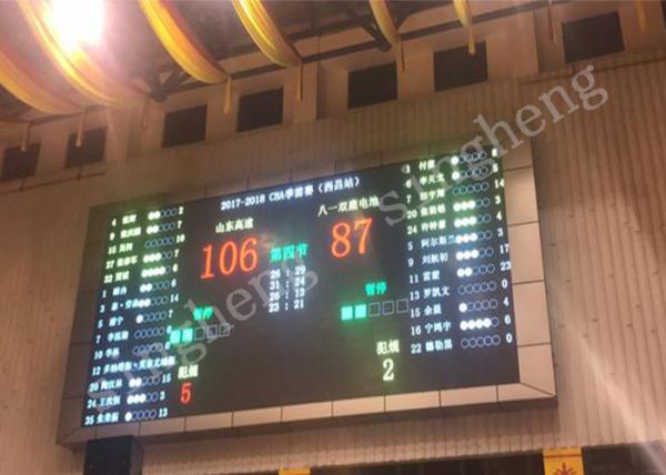 Waterproof HD Electronic Baseball Scoreboard 16.7M Colors Grey Scale