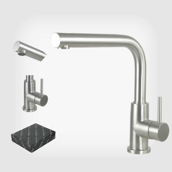 Factory direct Stainless steel kitchen Faucet latest design For EU market