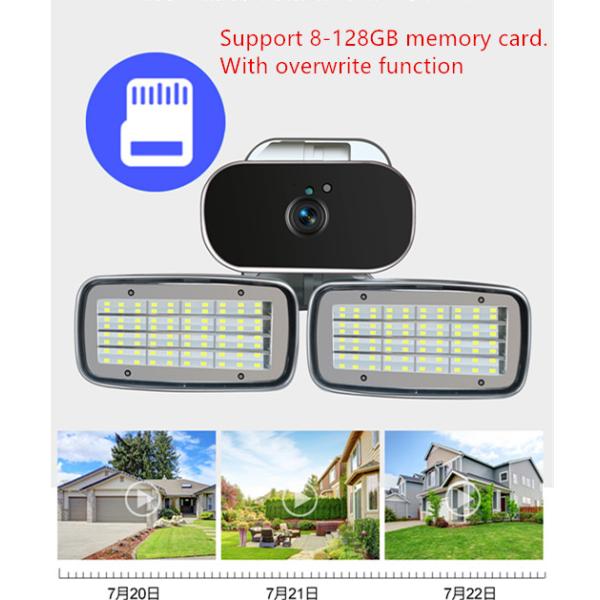 Пластиковая перезаряжаемые камера IP IP66 12000mAh 0.75W WIFI