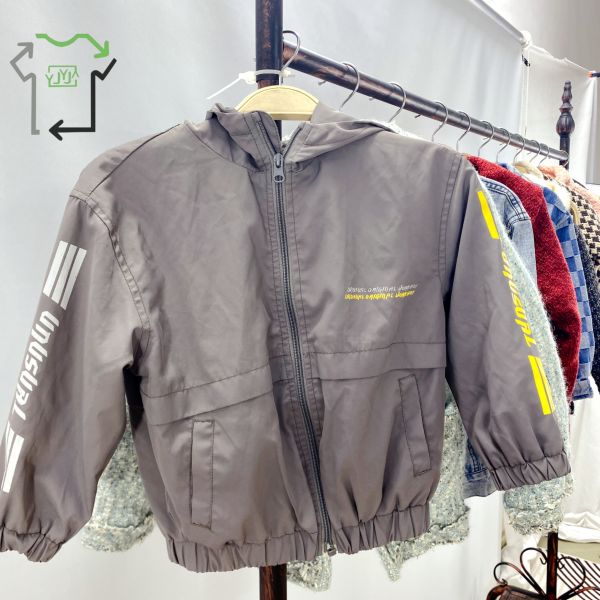Wholesale High Quality Children's Jackets Autumn Winter Mixed Styles Slim Fit Fashionable Used Clothes Polyester/Cotton Mixed Second Hand Clothes