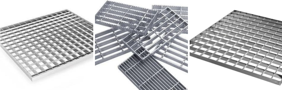 Hot Dip Galvanized Steel Grating Platform with Cold Dip Galvanized and PVC Coated Non-Slip Surface
