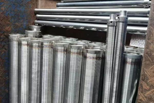 Electropolished Water Filter Screen Elements SS304 No Magnetic V Wire Wrapped