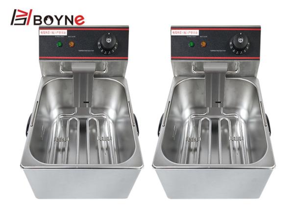 6 Liter Commercial Stainless Steel Electric Deep Fryer