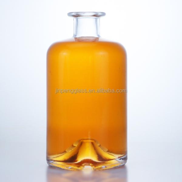 Acceptable Customer's Logo Luxury Glass Bottle for Vodka Whiskey Tequila Gin Brandy