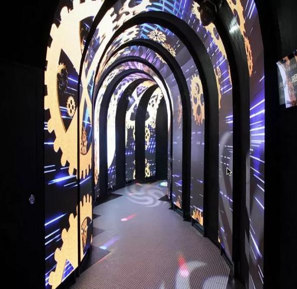 High Quality Curving Led Video Screen 500*500 Rental Led Display Cabinet