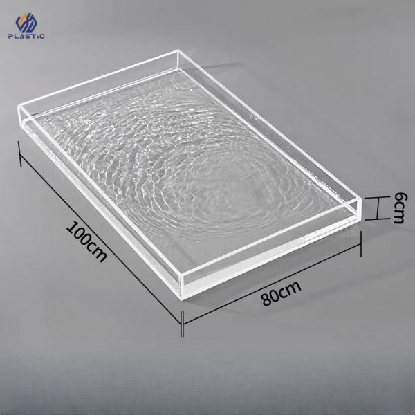 100% PMMA 防水 アクリル式 デスク オーガナイザー トレイ 保存用 オーガナイザー