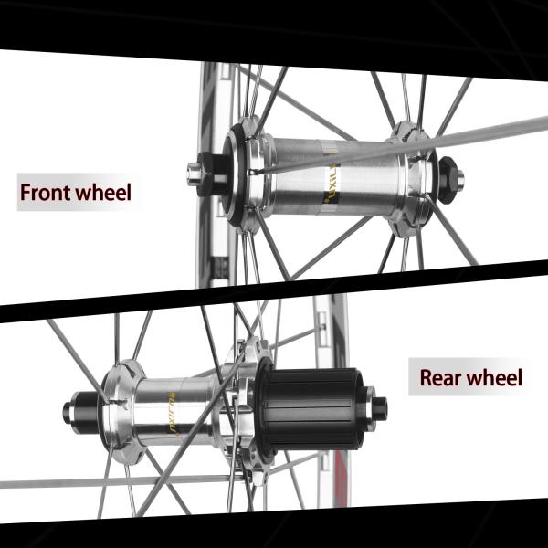 700C 30mm Alloy Road Bike Wheelset With V Brake System Aluminum Clincher Rim Spoke Hole 20 - 20h