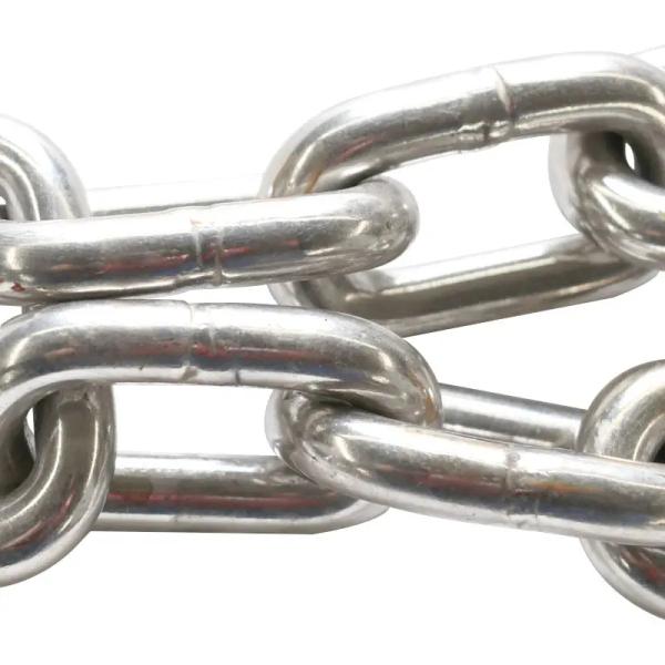 8 mm Noir Finition 316 en acier inoxydable Bateaux Anchor Chain Standard DIN766 pour le navire