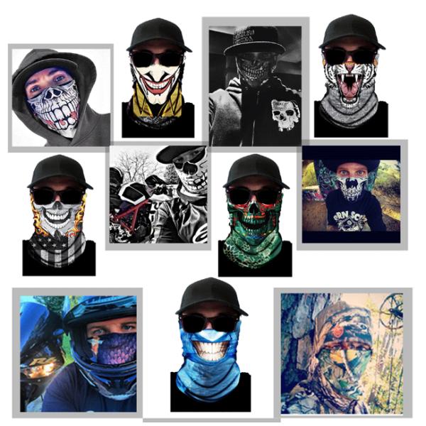 3D Aftermarket Motorcycle Accessories Hood Ski Sport Nec Windproof Anti UV