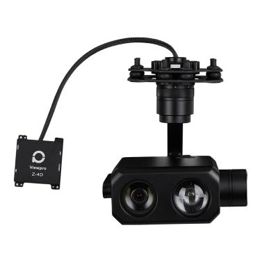 30x Zoom óptico e iluminação de holofotes Visão noturna Câmera Gimbal
