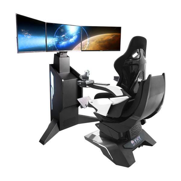 Simulateur de vol de réalité virtuelle dynamique Vr Simulateur de jeu de vol Joystick