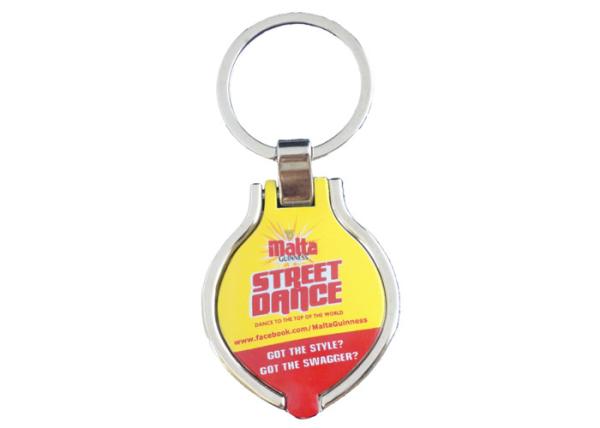 Die Cast, Die Struck, Stamped 3D Nickel Plating Metal Promotional Keychain