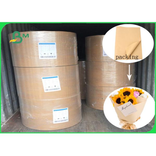 Бумага чистого цвета водоустойчивая и анти- масла Брауна Крафт вкладыша для ДИИ цветет упаковка