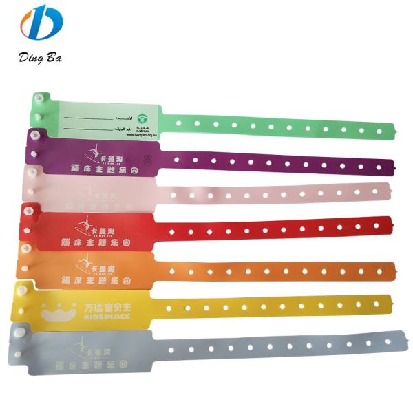 Jewelry Type Bracelets Eco-Friendly Plastic Disposable for Concerts PVC/Vinyl Wristbands