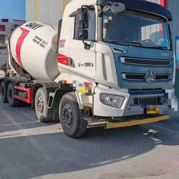 Original 2020 SANY Used Concrete Mixer Truck 8 Cubic Meters Old Cement Truck