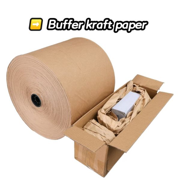 Single-Layer Kraft Paper Pad 14x80cm – For Poster Tubes, Fishing Rods & Ski Poles