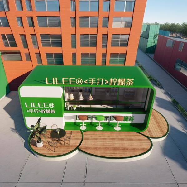 2024 Design Outdoor Expandable Modular 20ft/40ft Steel Shipping Container Kiosk Portable Cafe Bar with Equipments