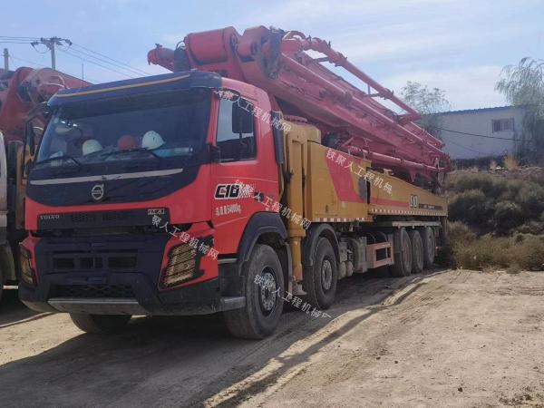 2020 SANY Used 67m Concrete Pump Truck Mounted With VOLVO Chassis