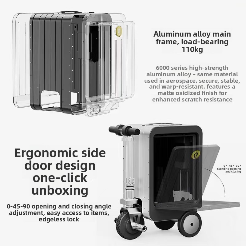 WINLEG Convenient Sports Style Bluetooth G-Manned Remote Control Luggage with Riding Feature