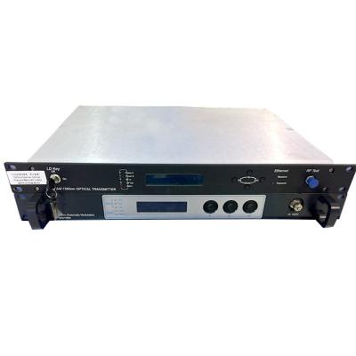 10dBm dirigem o transmissor ótico 1U 19 da modulação 1550nm equipamento Chasis de FTTH