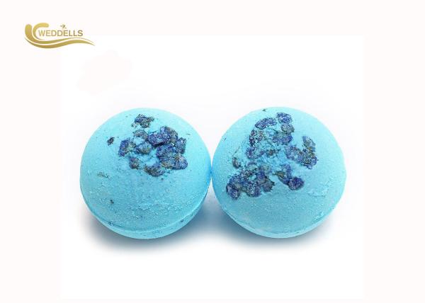 100g Dried Petal Bath Bomb , Packaging Gift Box Bath Bomb OEM Available