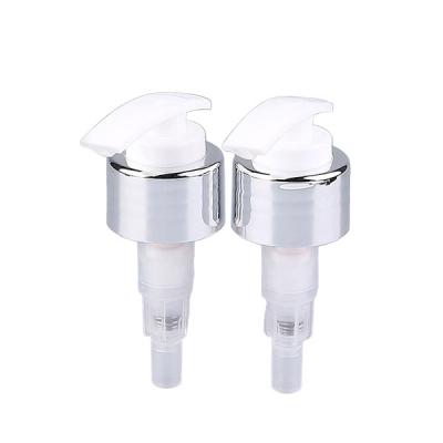 Silver White Luxury 24/410 24/415 28/410 Liquid Soap Plastic Aluminum Cream Lotion Pump For Bottles