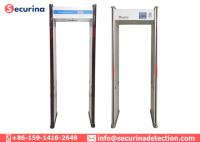 Zonas pontuais distintas da porta 8 do detector da segurança aeroportuária da inspeção da segurança