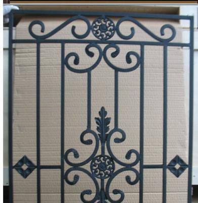 20mm Front Door Inserts Wrought Iron Glass For Door Decoration