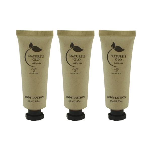 Black Sun Care Cream Cosmetic Plastic Soft Tube With Flip Top Cap
