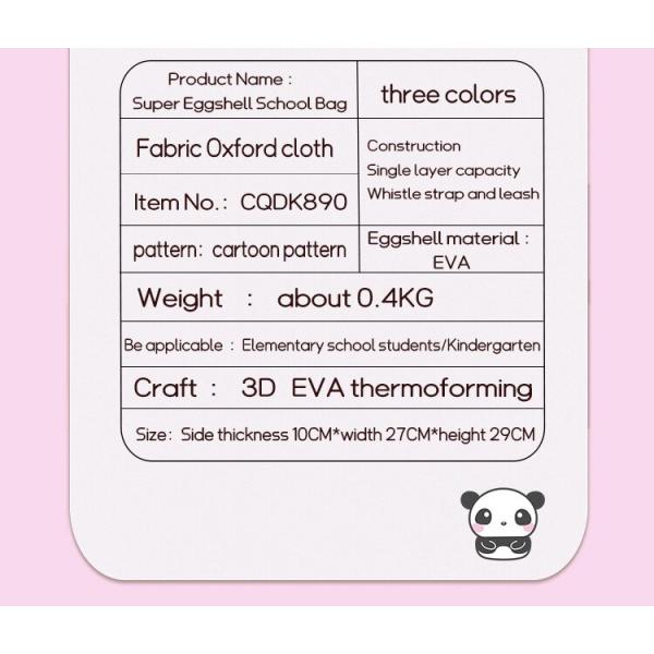 3 Years Custom Logo Cute Kindergarten Backpacks  Kids Backpacks Large Capacity Waterproof