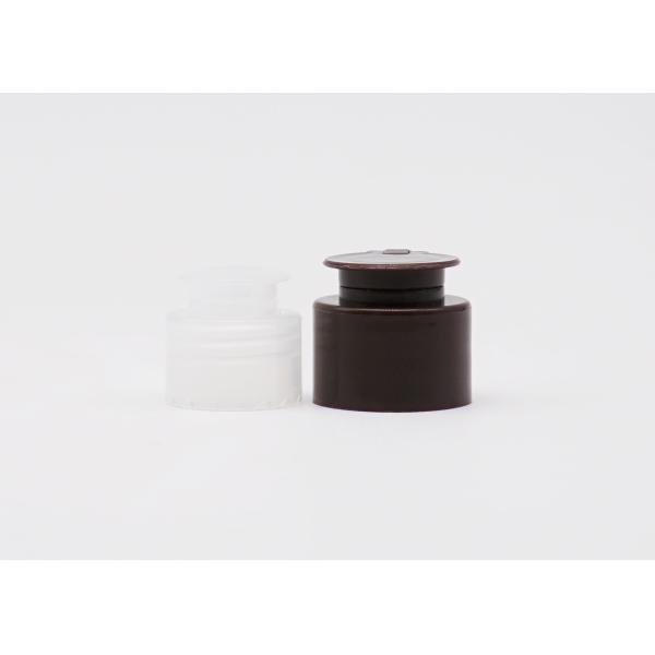 vis en plastique Flip Top Cap Solid Packing de cosmétiques de cou de 28mm